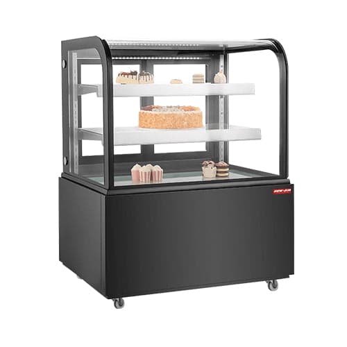 New Air NDC-36-CG 36″ Curved Refrigerated Display Case