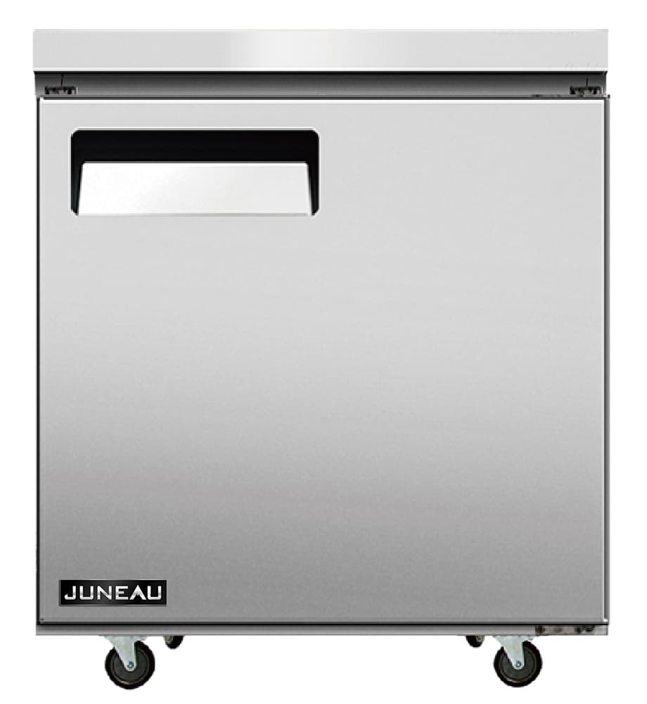 Juneau 27″ One (1) Door Undercounter Freezer, 3.4 cu.ft. (95 L), Stainless Steel