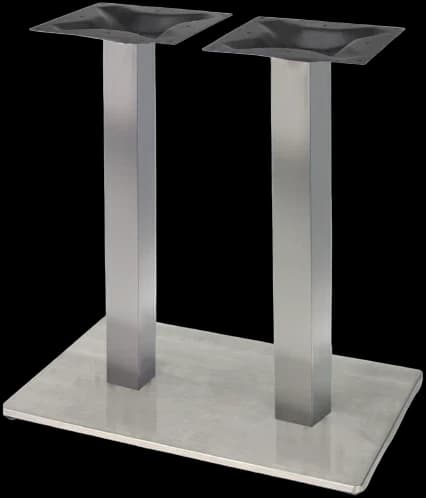 ATS Stainless Steel Flat Base, 16 x 28, Stainless, Dining Height