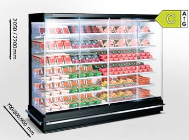 Hit-Line Indiana 3/2 MV M Remote Multideck Cabinet