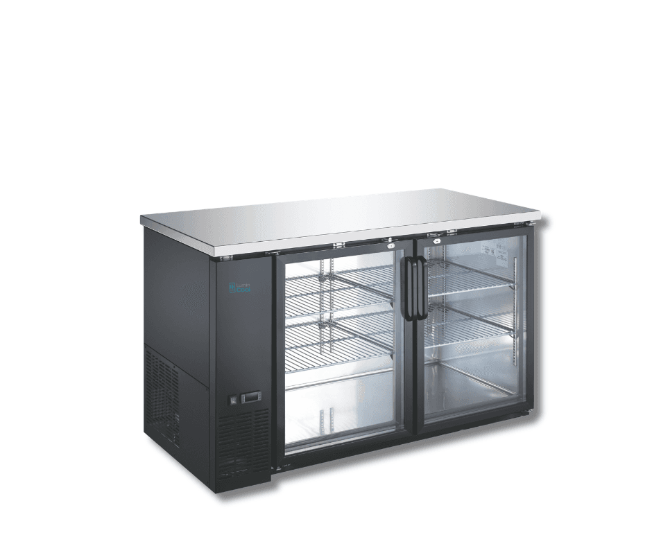 LUMIN COOL BC61-24 – Back Bar Cooler – 24″‘ Depth Glass Door Series
