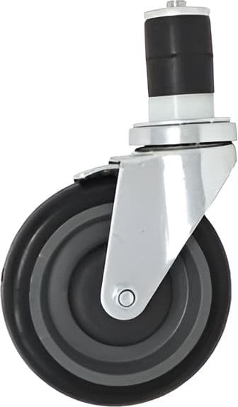 5" Caster (without Brake) for Worktables, Equipment Stands and Steam Tables