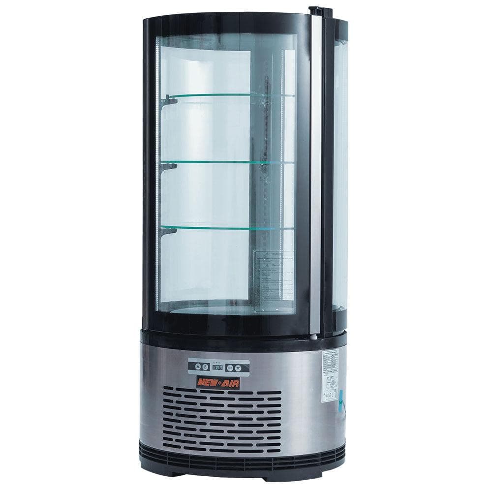 New Air NDC-010-RD 19″ Circular Refrigerated Countertop Display Case