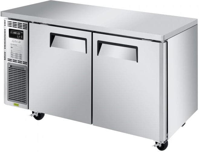 Turbo Air - J Series 60" Narrow Undercounter Refrigerator with Side Mounted Compressor and 2 Solid Doors - JUR-60S-N6 (ETA 5-6 Weeks)