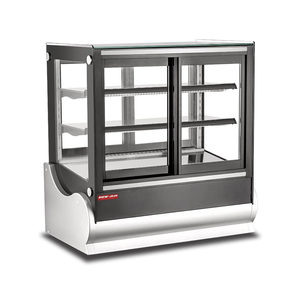 New Air NCDC-36-SV 36″ Square Countertop Display Case