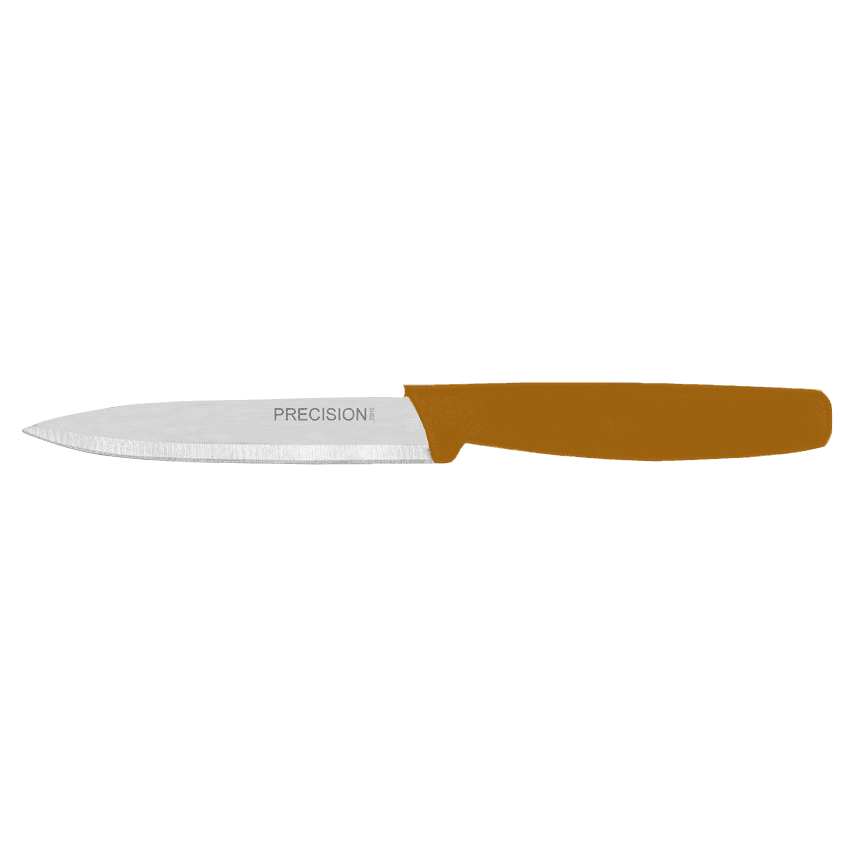 4" Paring Knife with Orange Polypropylene Handle