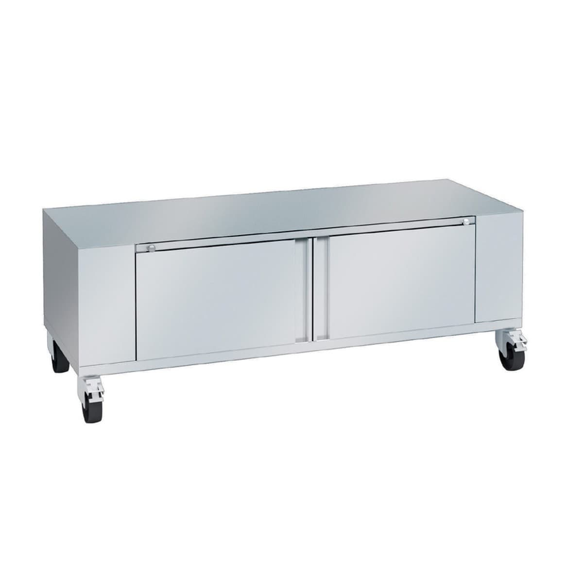 Rotisol – Base Cabinet, 24"H, retractable table, one shelf inside, stainless steel finish, casters w – 1160SR6
