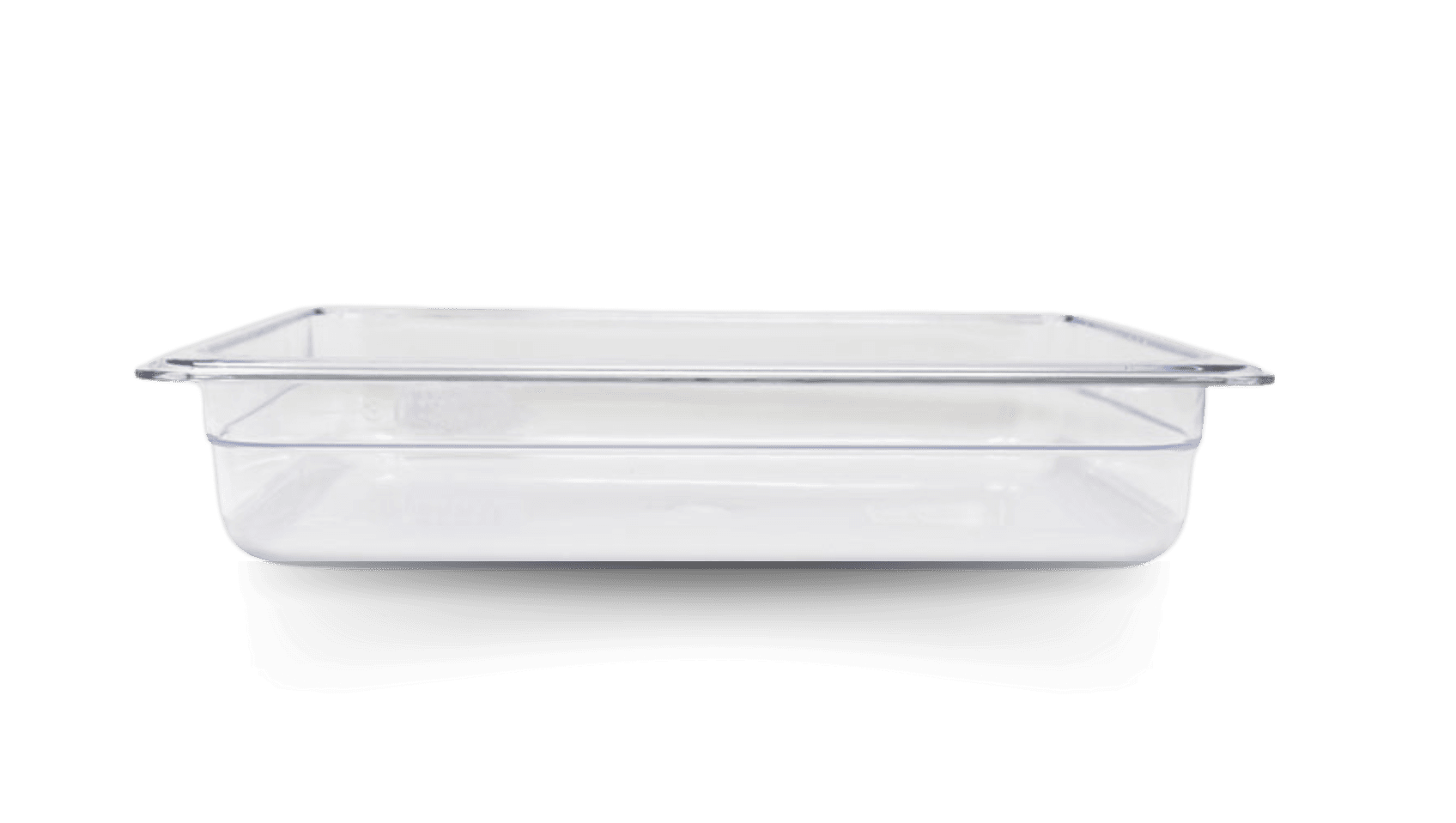 GN 1/2 Half-size Polycarbonate Clear Food Pan, 2 1/2″ Deep
