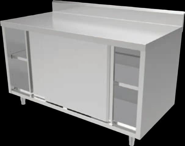 ATS MET Dish Cabinet with Sliding Doors, 60" W x 30" D
