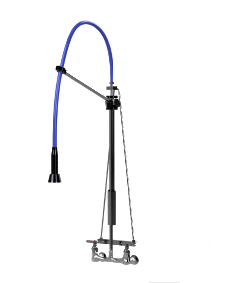 HIMI Products – Instinct Pre-Rinse Faucet Unit with 54″ Hose, V Mount Bracket & 8″ Wall Mount Base Faucet – IF5403-8W