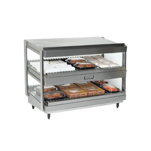 Nemco 6480-36S 36″ Slanted Countertop Heated Display Case