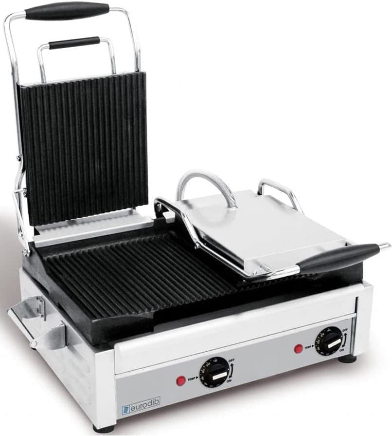 Eurodib – 18″ x 11″ Panini Grill w/ Ribbed Top & Bottom – SFE02365-240