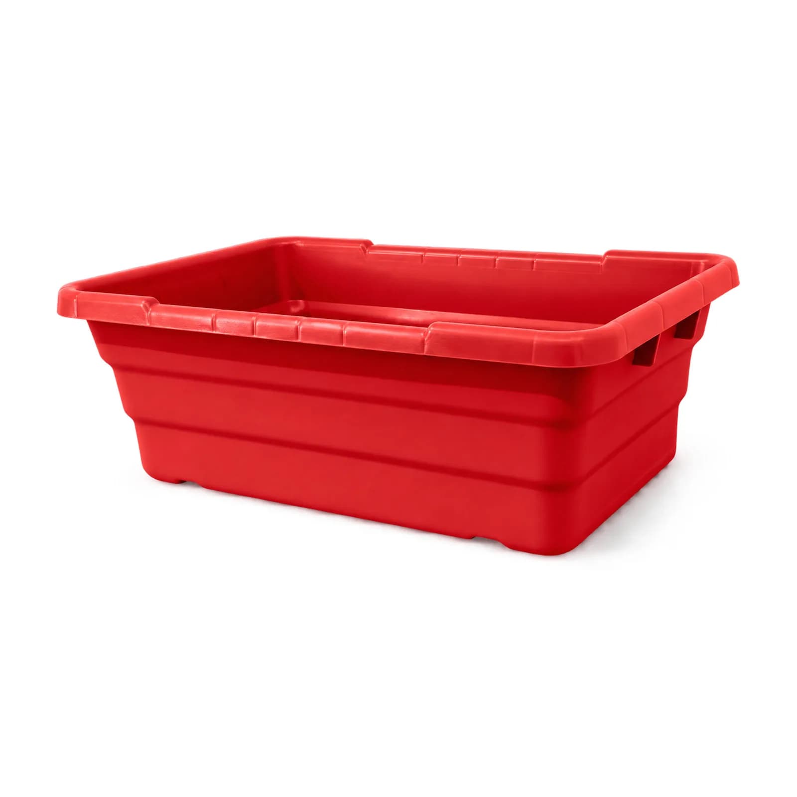 Omcan Red Stackable Meat Lug / Tote Box 25″ x 16″ x 8-1/2″ NSF