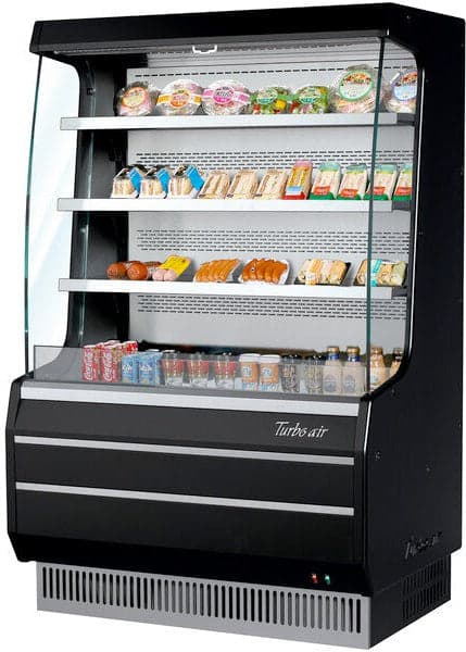 Turbo Air - 39" Black Medium Air Curtain Merchandiser - TOM-40MB-N (ETA 5-6 Weeks)