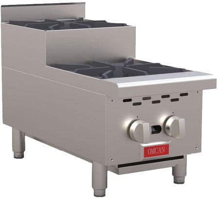 12″ Step-Up Hot Plate with 2 Burners