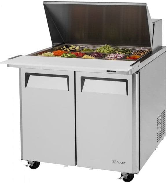 Turbo Air – M3 Series 36″ Mega Top Refrigerated Sandwich Prep Table with 2 Doors – MST-36-15-N6 (ETA 5-6 Weeks)