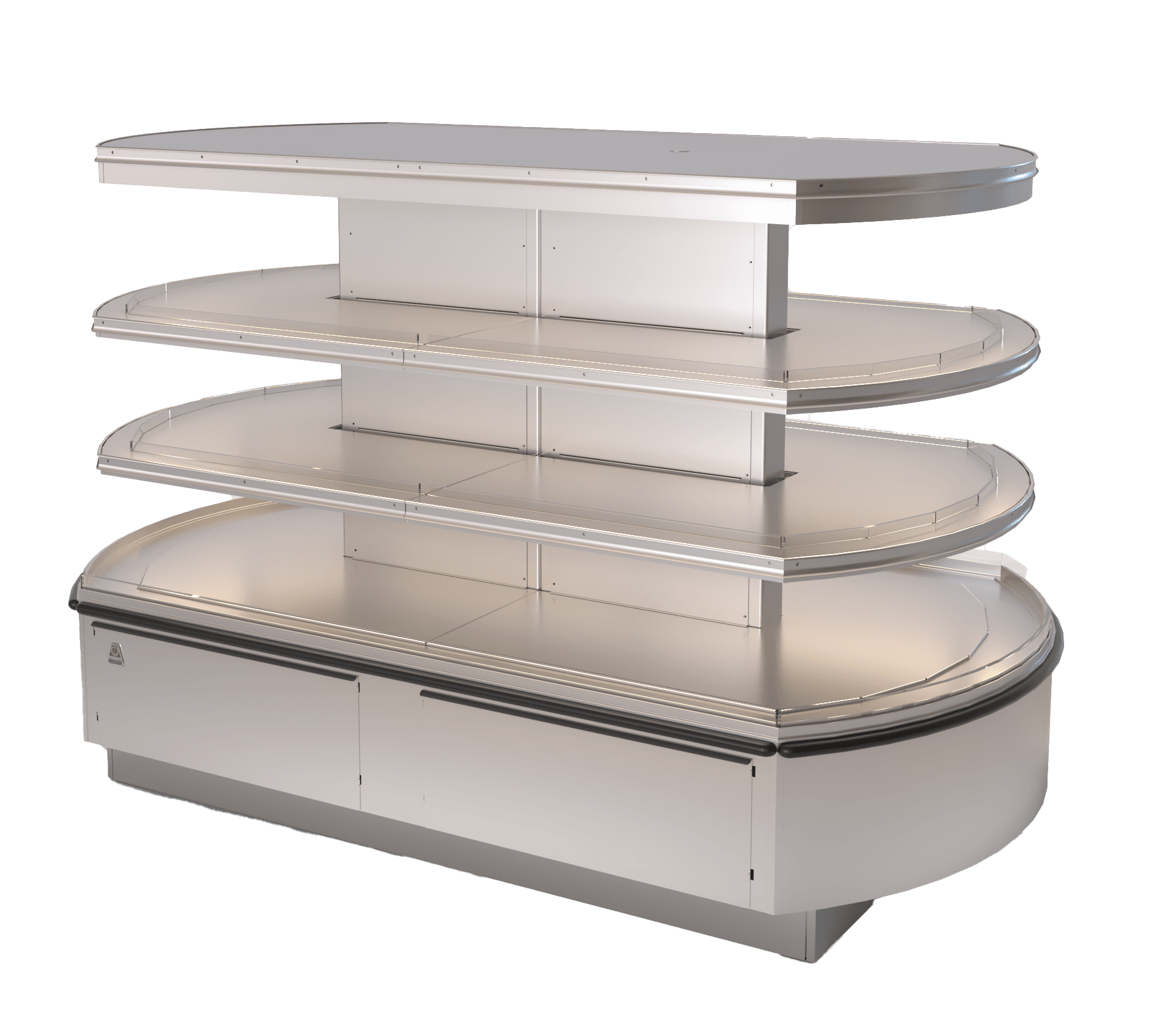 Southern CaseArts – Cumberland Multideck Island Merchandiser — 10.1 ft – 10.1-FSE-HCI3-H