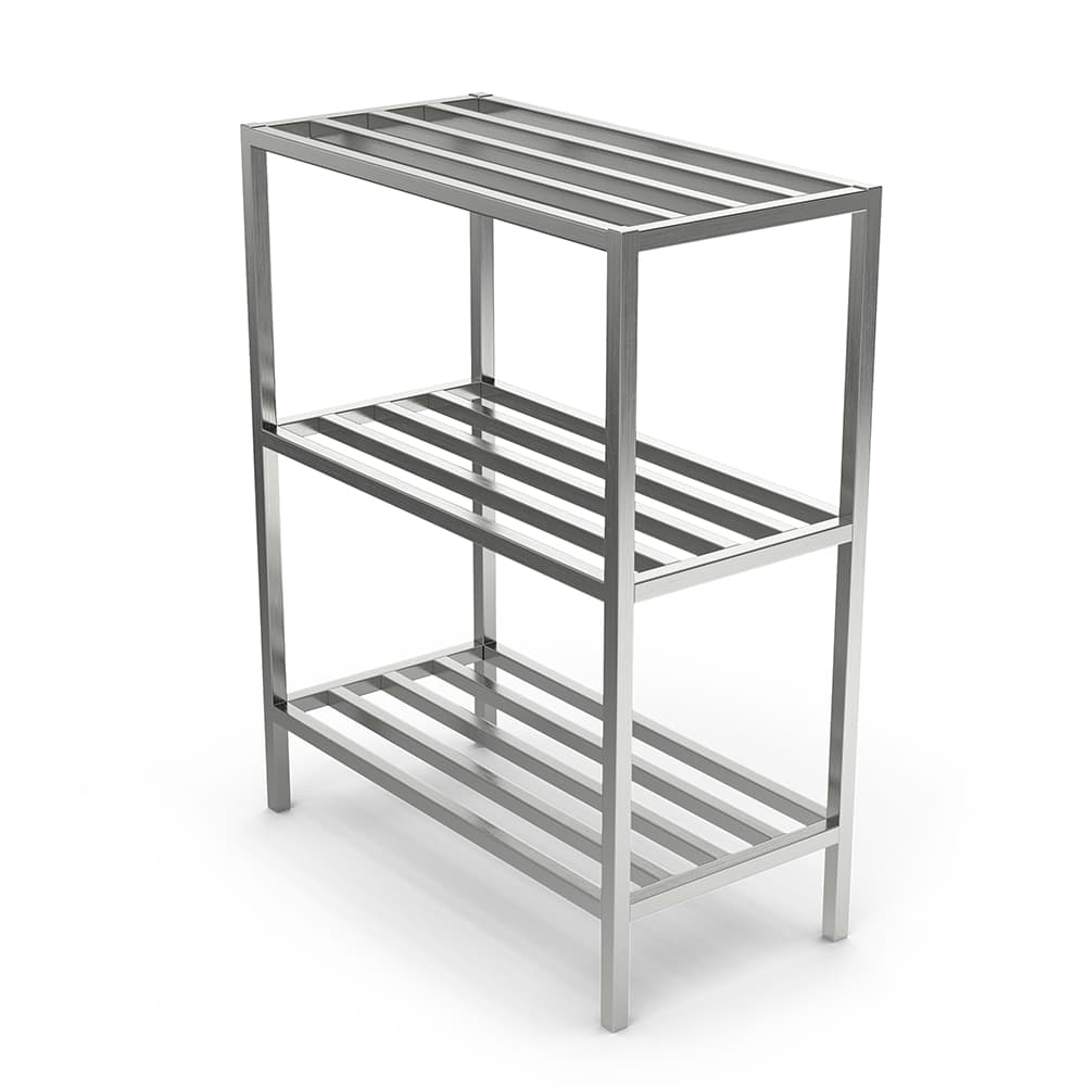 Winholt – 24″ Aluminum Tubular Cooler and Backroom Correctional Market Shelving With 4 Shelves – ALSCS-60-424-CM