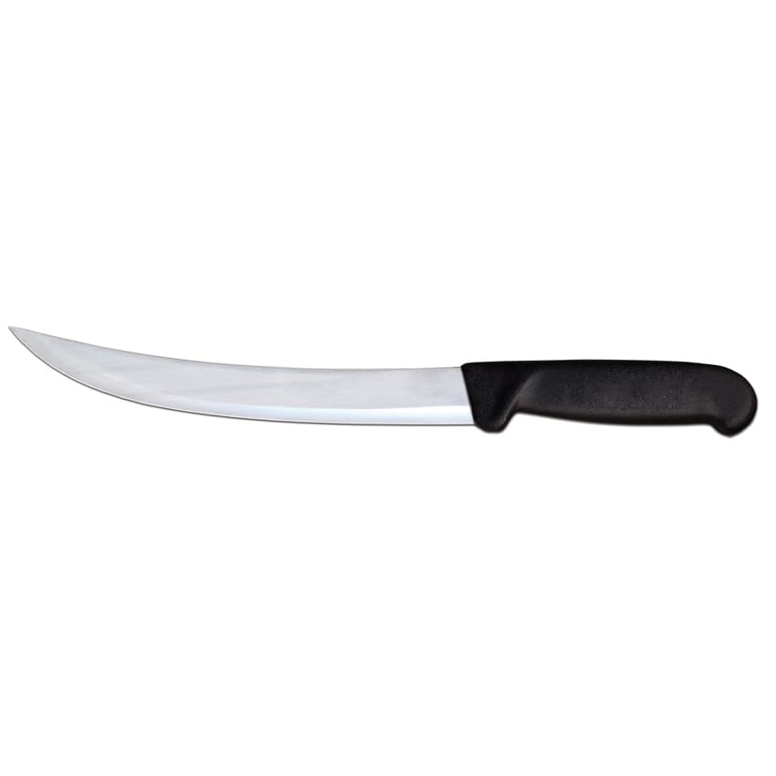8" Breaking Knife with Black Polypropylene Handle