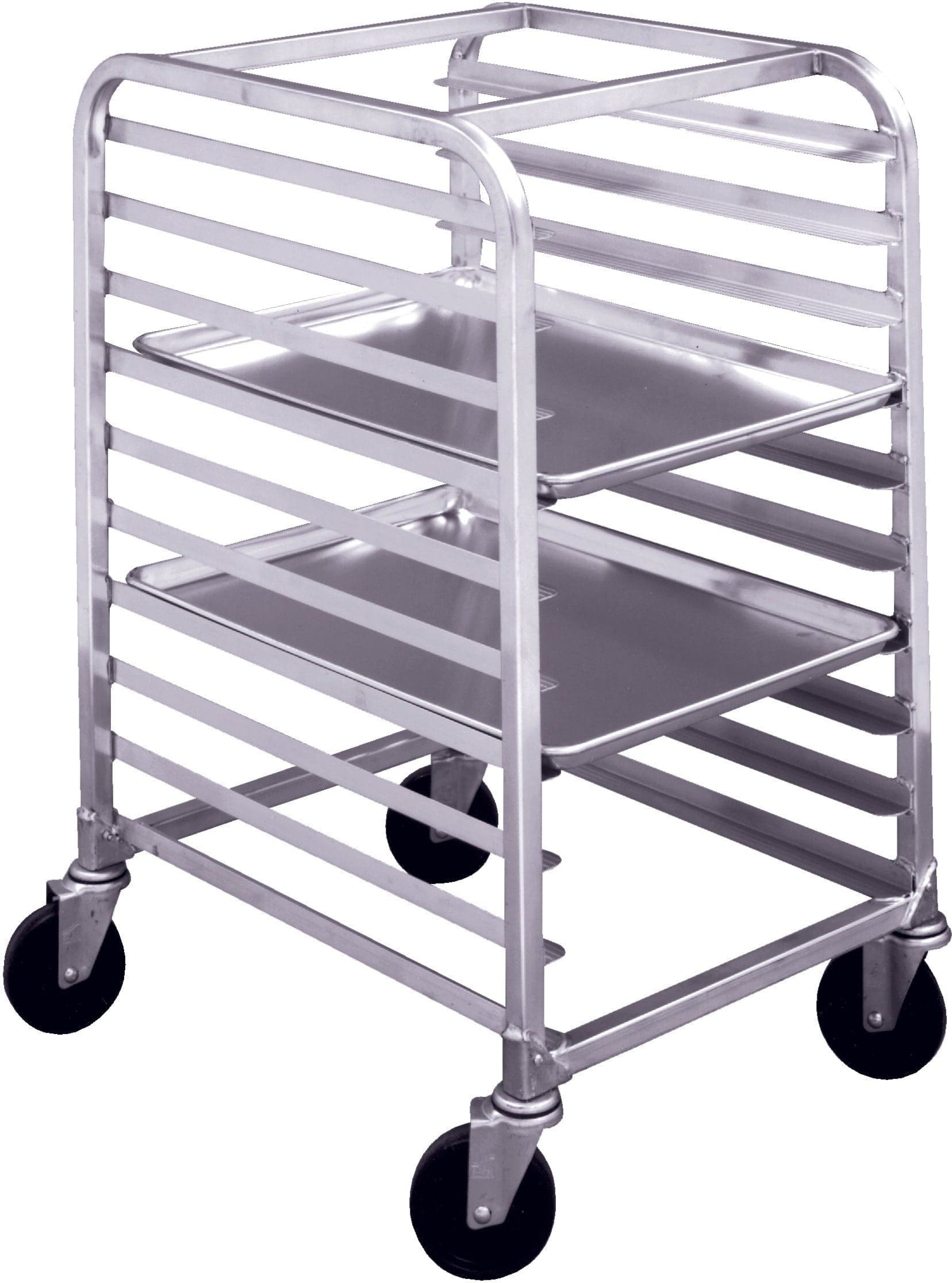 Winholt - Holds 10-18" Trays, Side Loading With Half Height Pan Racks - AL-2610-H