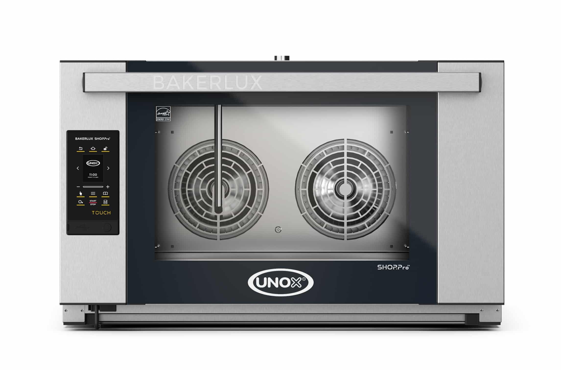 Unox – XAFR-04FS-ETDV ROSELLA Bakerlux Convection Oven w/ Top to Bottom Opening – NXSXAFR04FSETDV