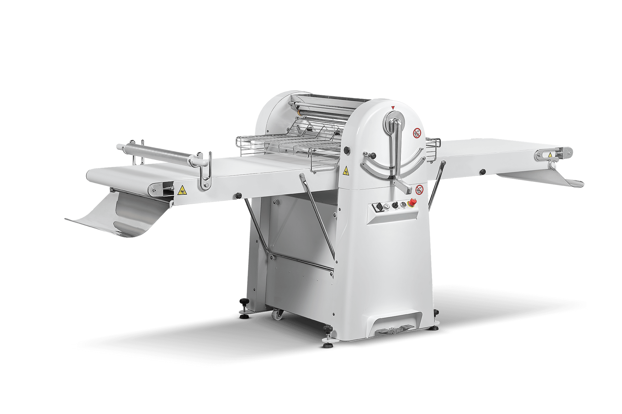 Trento 11 Lb. Floor Model Dough Sheeter with 28″ Table – 750 W – 48763