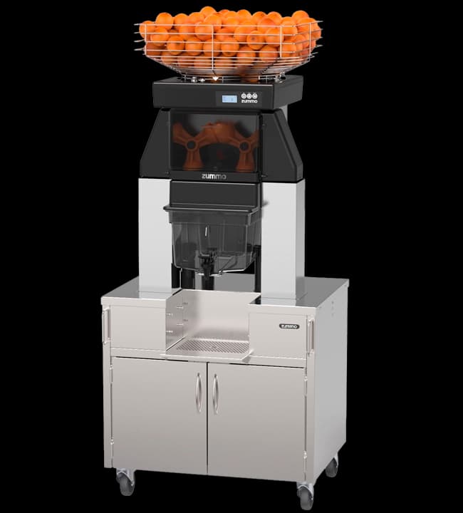 Zummo – Z40 Nature Adapt 120V Commercial Juicer with Self-Service Cabinet, 40 Fruits/Minute – CV40-N80