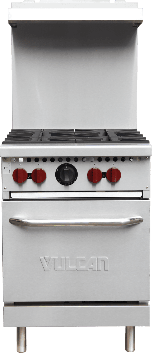 Vulcan SX-24 4 Burner Range with Standard Oven – Natural Gas