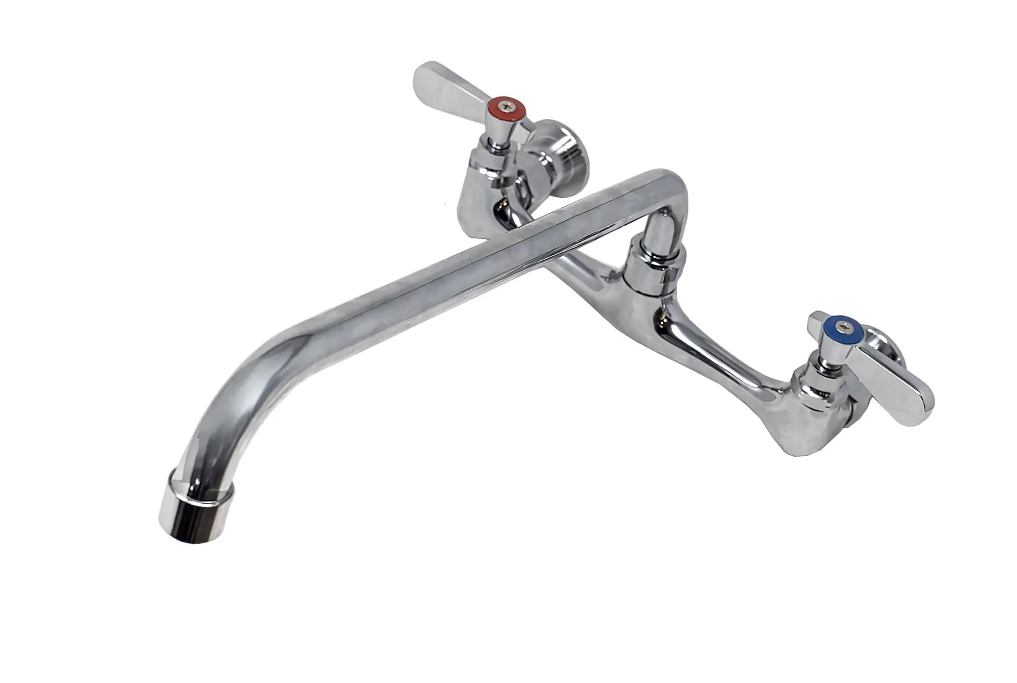 Splash Mounted 14″ Spout Faucet for 24″ x 24″ One, Two, and Three Tub Sinks, Soiled Dish Tables, and Under Counter Dish Tables