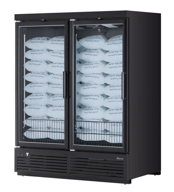 Turbo Air – Super Deluxe Jumbo Ice merchandiser, 65-1/8″ Wide – TJMI-55SDW(B)-N