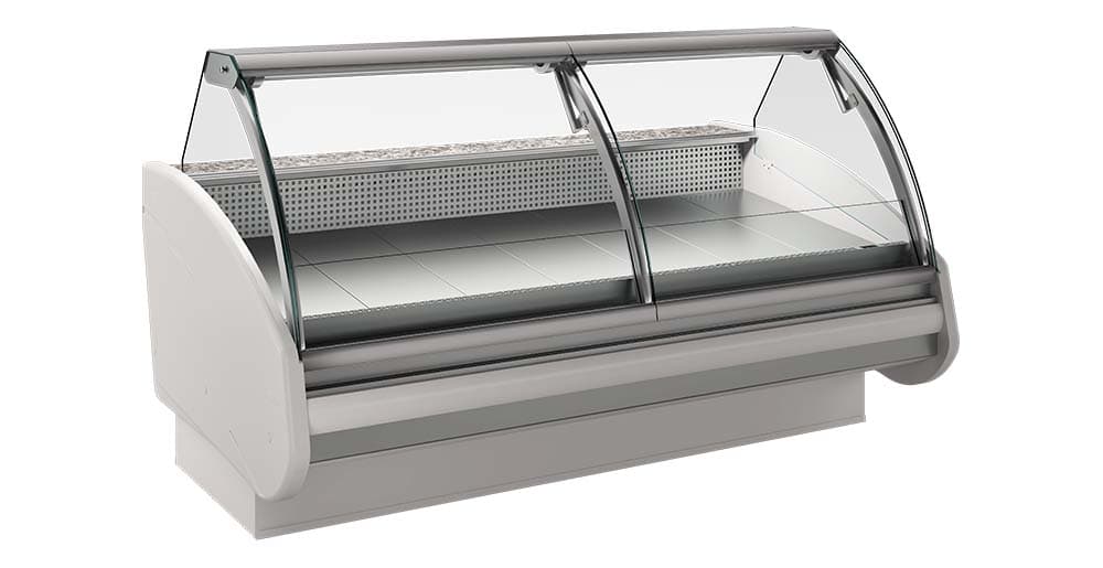 Atlanta Modena W-15 PSP-K 62″ Static Curved Glass Serve-Over Refrigerated Display Case