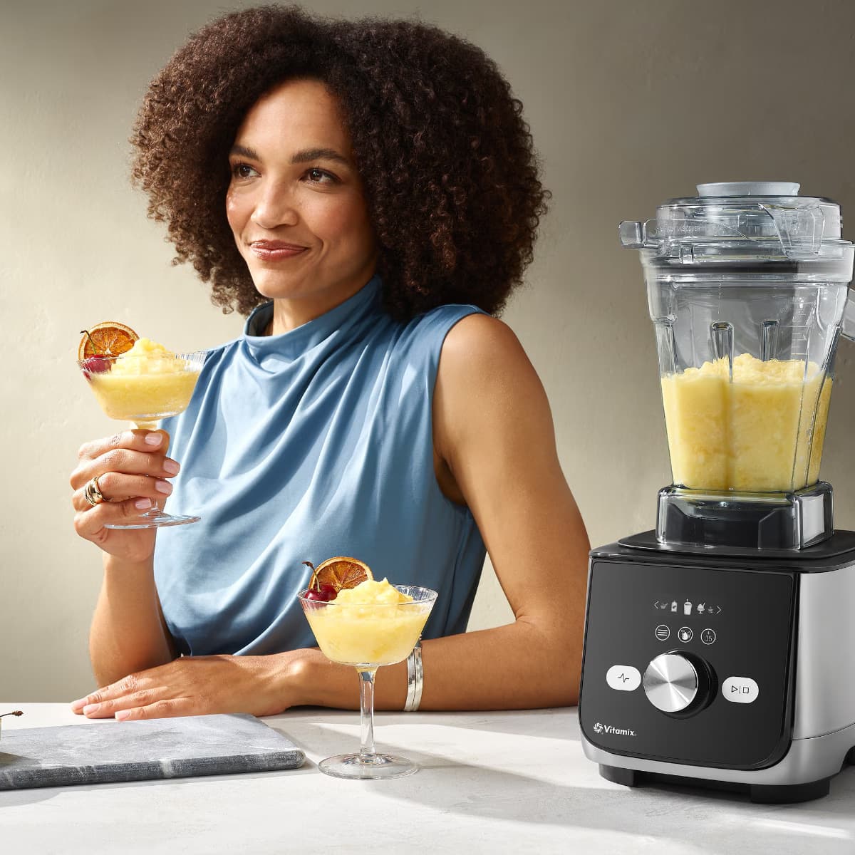 Vitamix – Ascent X5 Brushed Stainless 1.4L 2.2HP 10 Programs