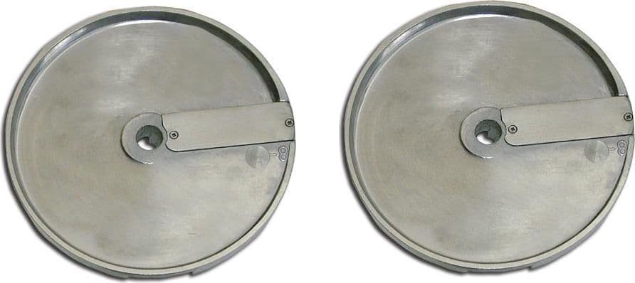 Straight Slicing Disc: 8 mm for item 10835, 10927 and 19476 Food Processors