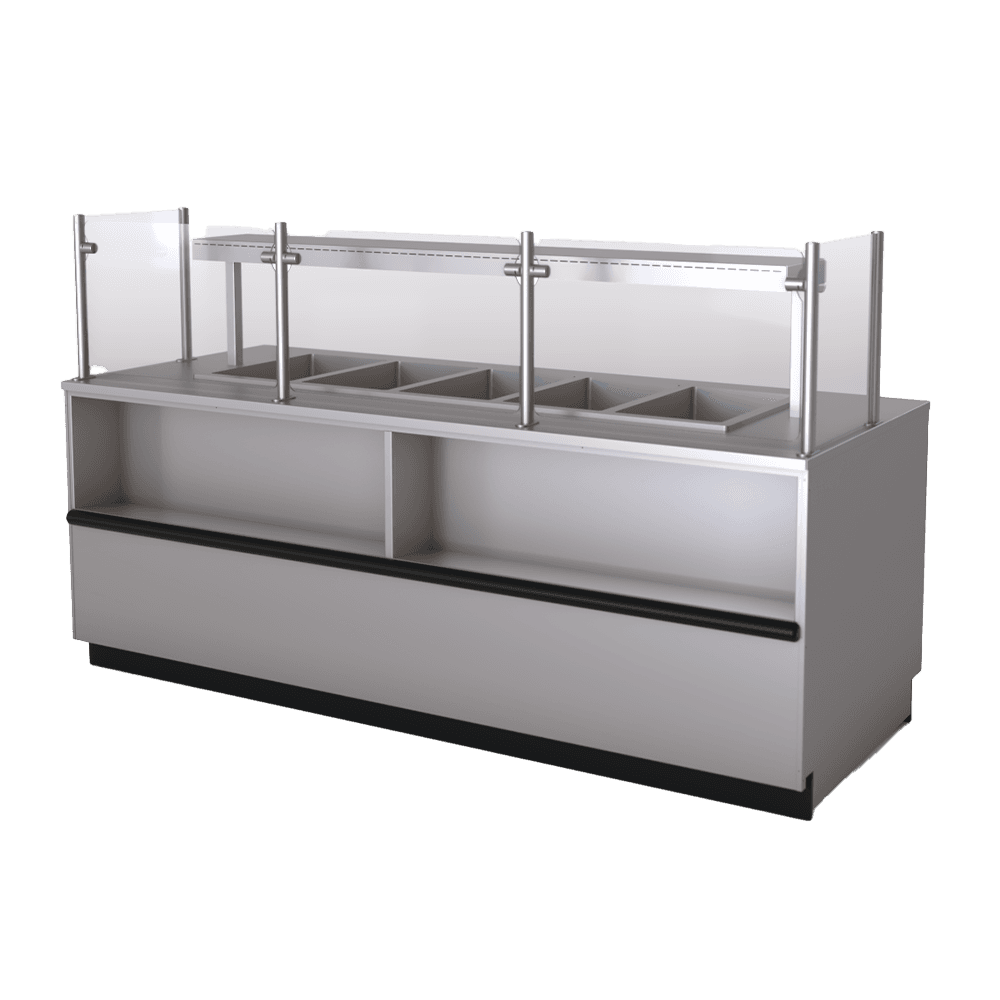 Southern CaseArts – Bryce Hot Food Service Counter — 8.0 ft – 08.0-FSE-CSSS-H