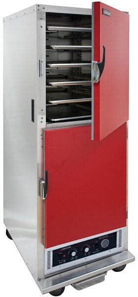Cres Cor – AquaTemp Insulated Full Height Red Door Hot Cabinet with Adjustable Humidity – EO H-135-WSUA-11-R (Pre-Order Now, ETA 4-6 Weeks)