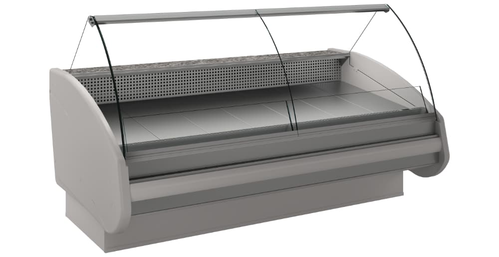 Atlanta Modena W-30 PSU-K 121″ Static Tilt-Glass Serve-Over Refrigerated Display Case
