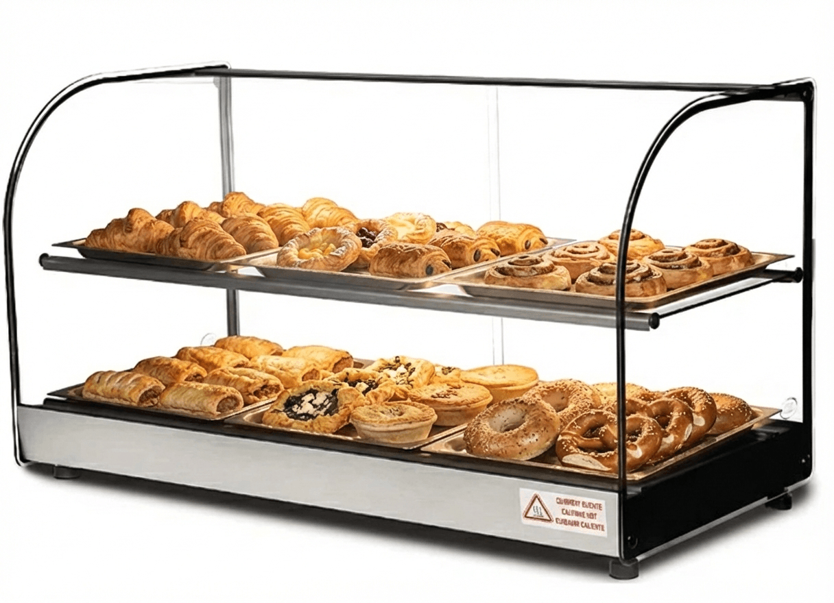 Celcook - Clio Line 33" Heated Display Case - CHD-33CLIO
