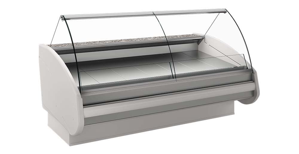 Atlanta Modena W-12 PVU-K 53″ Ventilated Tilt-Glass Serve-Over Refrigerated Display Case