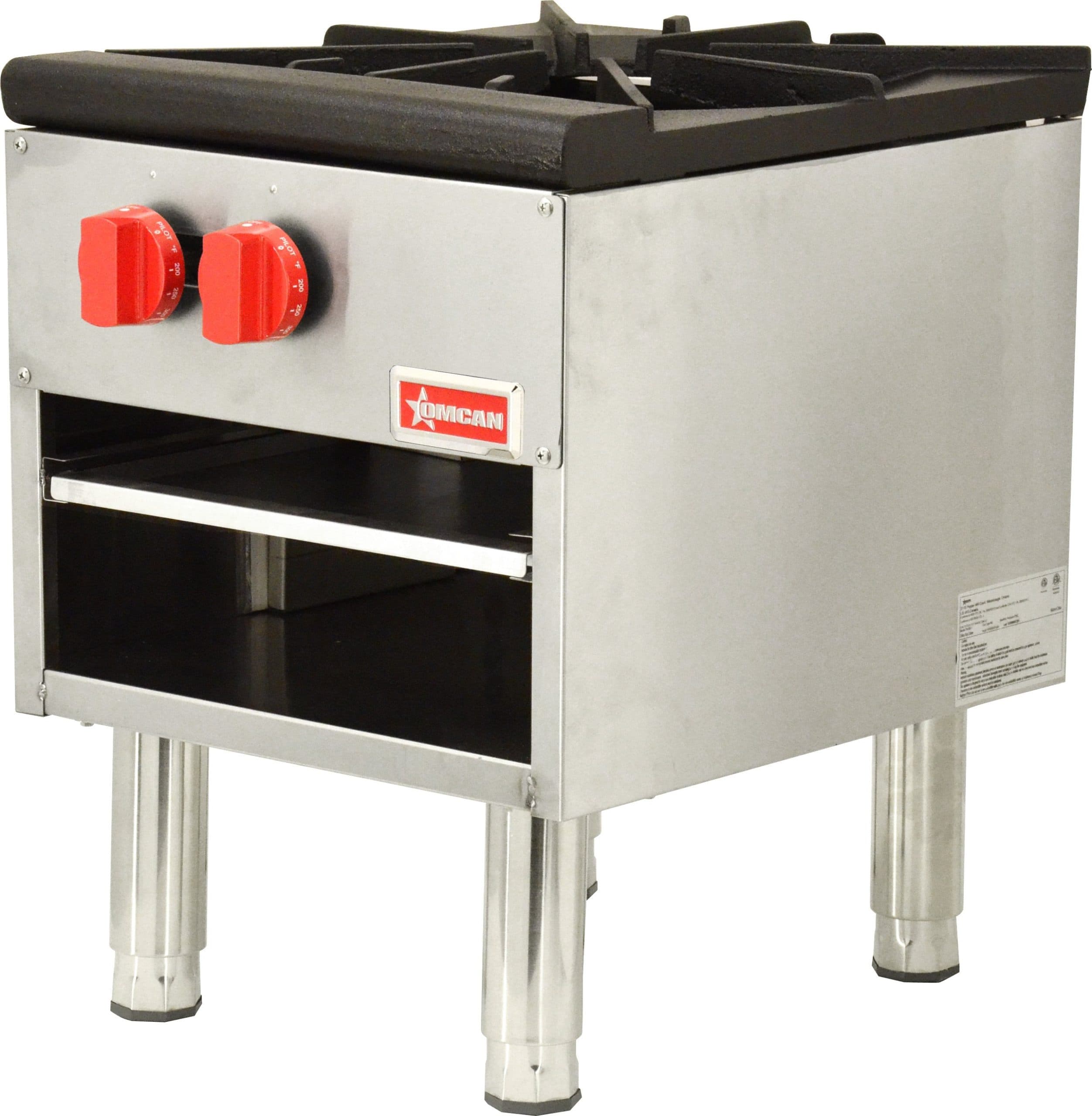 Single Burner Stock Pot Range 100,000 BTU – Natural Gas with LP Conversion Kit