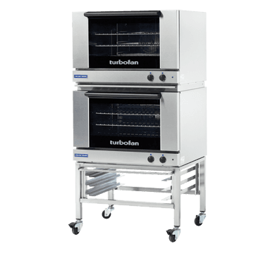 Turbofan – Full Size Sheet Pan Manual Electric Convection Ovens Double Stacked – E27M3/2