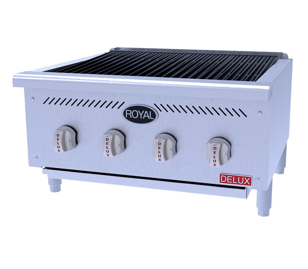 Royal – Delux 84″ Radiant Broiler, 15 Burners, RB Series – RB-884