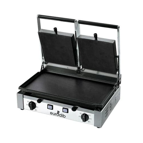 Eurodib PDF3000 20″ Double Smooth Panini Grill – 208V