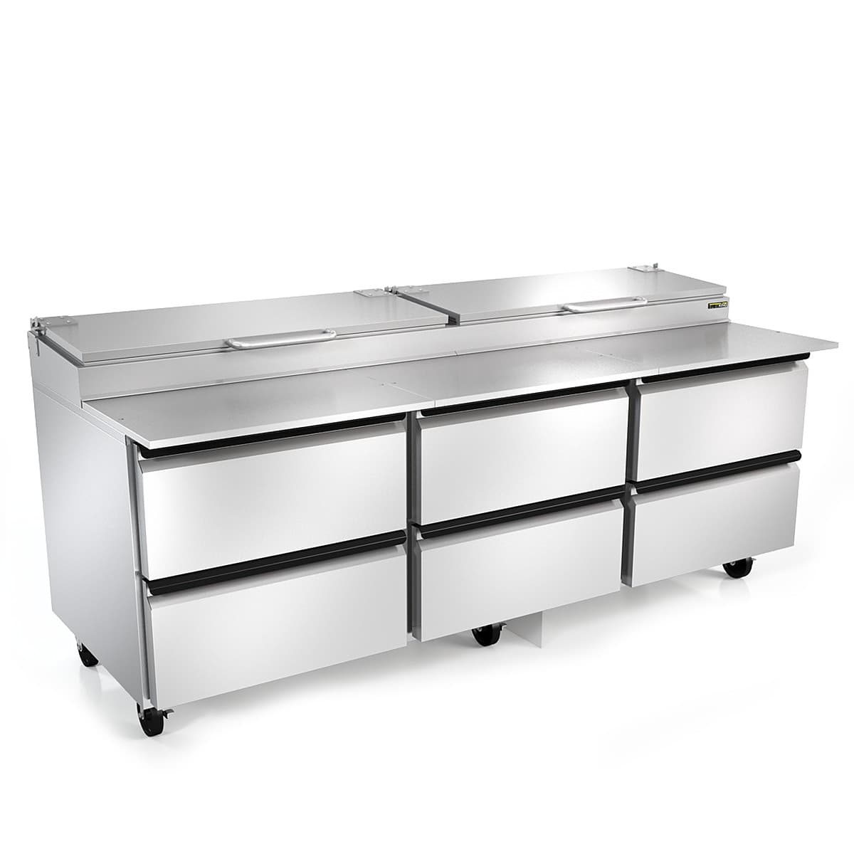 Refrigerated pizza prep table