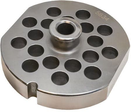 Stainless Steel #56 machine plate with hub 19.2mm (3/4″) – one notch w/ two flat sides