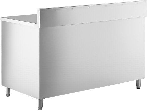 Winholt - 60" x 30" Stainless Steel Enclosed Base Work Table with (2) Hinged door without Mid-Shelf - STCT-HD3060
