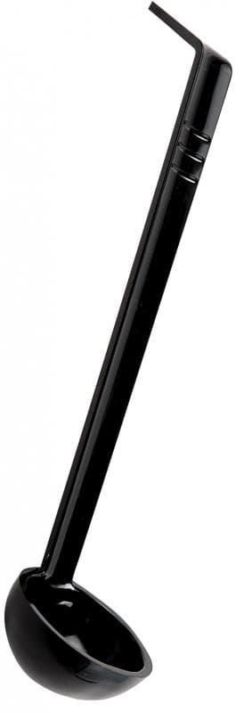 3/4 oz One-Piece Black Ladle with 8.5″ Handle
