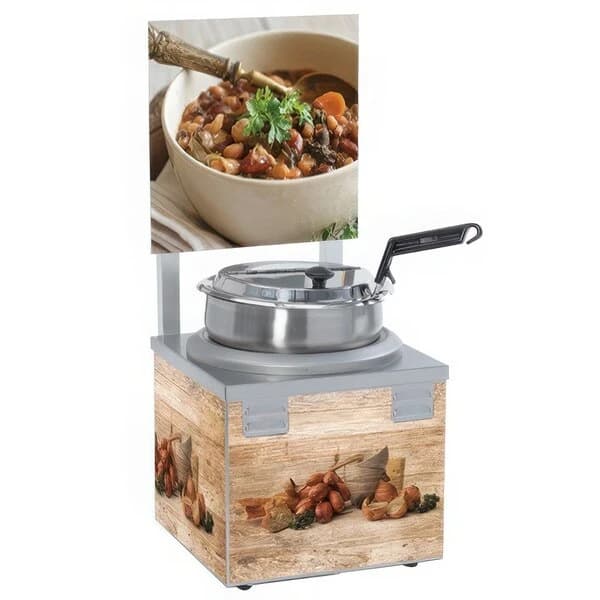 Nemco – 7 Qt Single Well Soup Merchandiser w/ Header – 6510A-S7