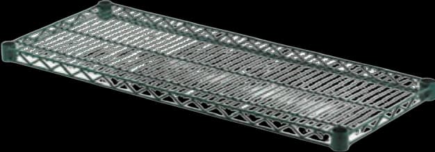 ATS MET Epoxy-coated Wire Shelf, Green, 36" W x 18" D