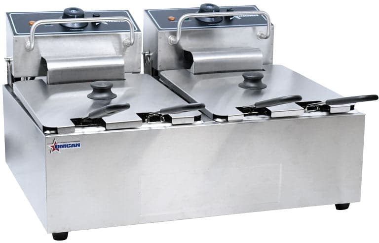 15 lb x 2 Double Tank Countertop Electric Fryer – 220V, 1Ph, 2500W