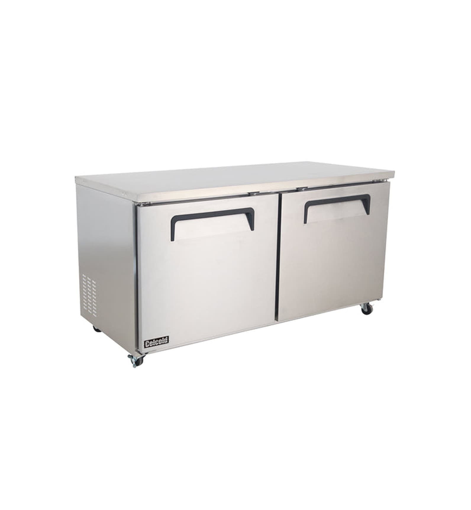 Celcold – Under Counter Freezer, reach in, two-section, rear mount self-contained refrigeration – CUC60FA